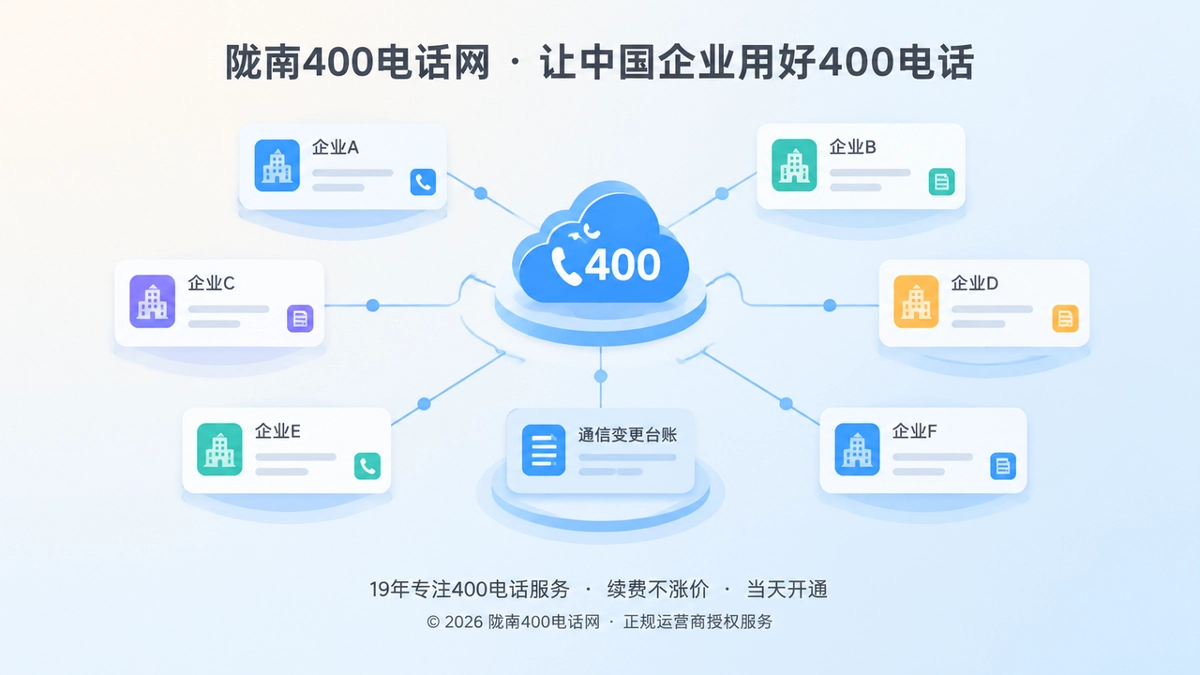 通信链路节点与企业信息卡片连接的抽象场景